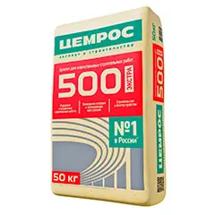 Механизированная стяжка — Цемент ЦЕМРОС М500 — фото