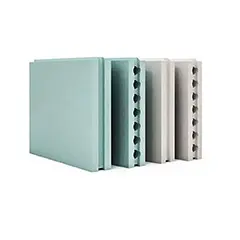 Возведение перегородок — Пазогребневая плита — фото