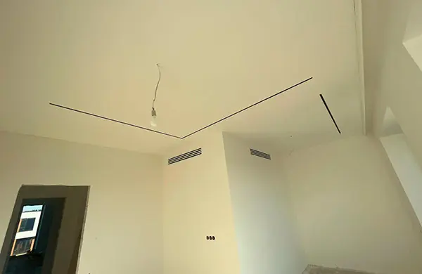 Механизированная шпаклевка — Шпаклевка потолков — фото