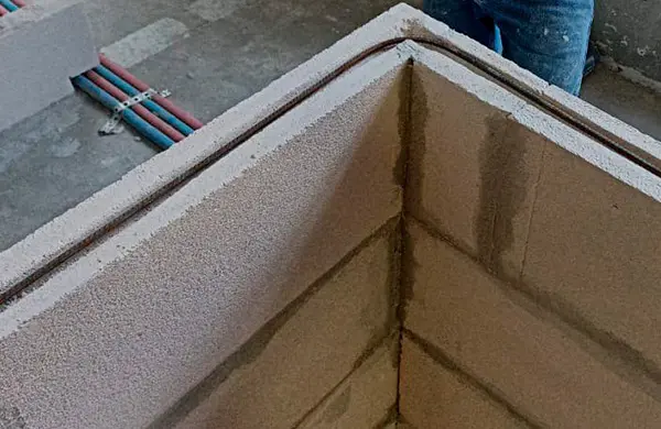 Возведение перегородок — Пазогребневые плиты — фото