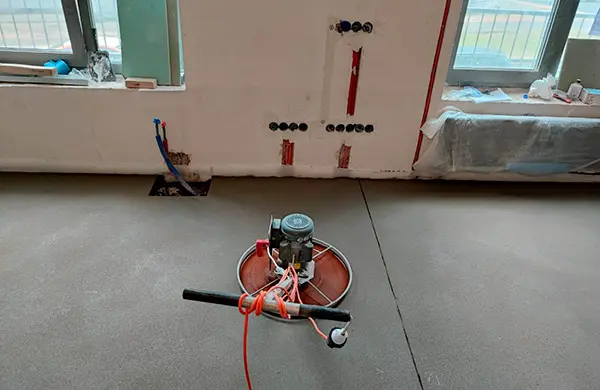 Механизированная стяжка — Полусухая стяжка по теплому полу — фото